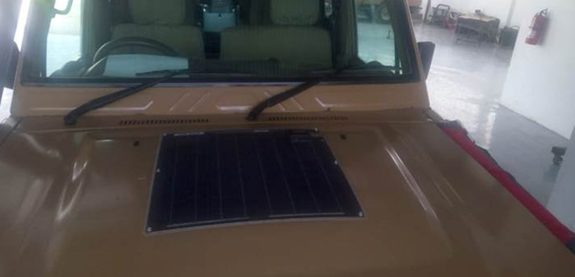 Collettori solari sui nostri veicoli Safari