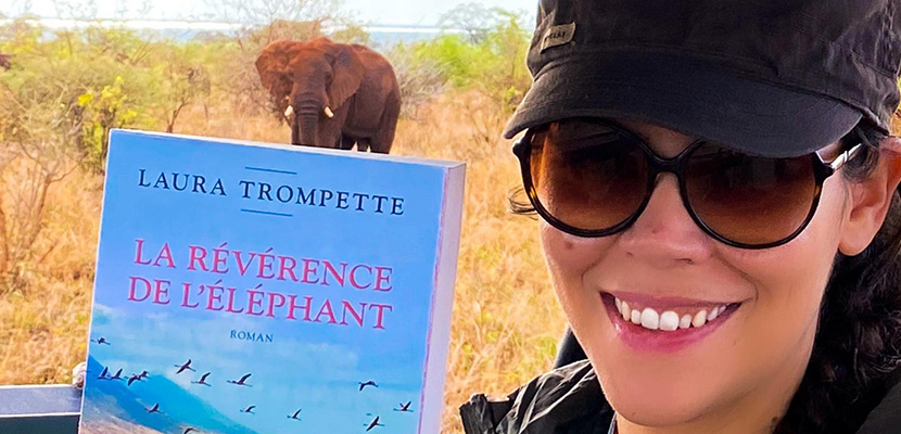 Autrice Laura Trompette in Tanganyika Expeditions